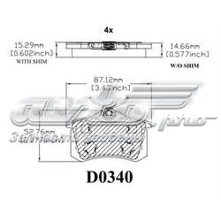Pastillas traseras de freno Friction Master MKD340 precio, desde 16,29 EUR