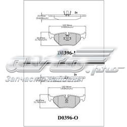 Comprar MKD396 Friction Master Pastillas de freno traseras