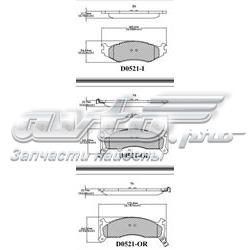 ELT521 Friction Master pastillas de freno delanteras