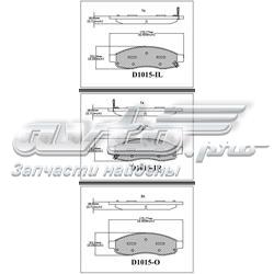 MKD1015 Friction Master pastillas de freno delanteras