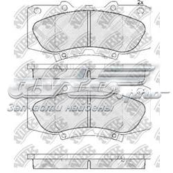 PN0548 Nibk pastillas de freno delanteras