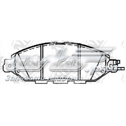 PN50001 Nibk Pastillas delanteras