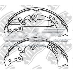 FN0620 Nibk Zapatas de freno de tambor traseras