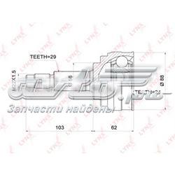 CO3704 Lynxauto junta homocinética exterior delantera