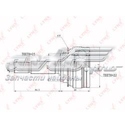CO3657A Lynxauto junta homocinética exterior delantera