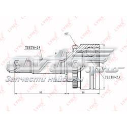 CO5515A Lynxauto junta homocinética exterior delantera