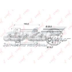 LF164M Lynxauto filtro combustible