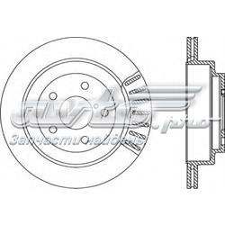 BDR149420 Open Parts disco de freno trasero