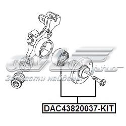 Cojinete de cubo Febest DAC43820037KIT