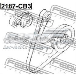 Tensor de la correa trapecial poli v Febest 2187CB3