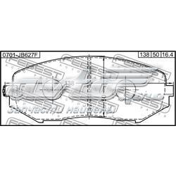 Pastillas de freno para Suzuki Grand Vitara JB