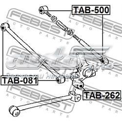 Silentblock de brazo suspensión trasero transversal TAB500 Febest