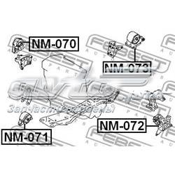 NM-072 Febest soporte motor izquierdo