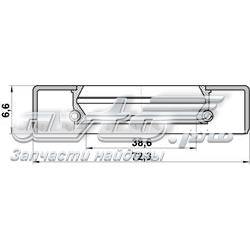 Comprar 95GDY40720707X Febest Retén del semieje trasero