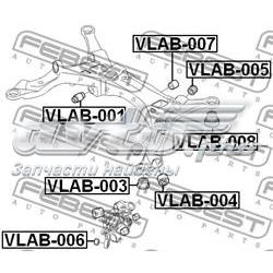 Suspensión, cuerpo del eje trasero VLAB008 Febest