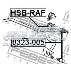 HSB-RAF Febest casquillo de barra estabilizadora delantera