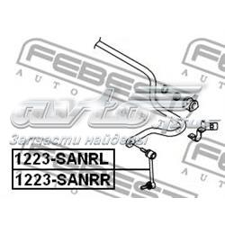 1223-SANRR Febest barra estabilizadora trasera derecha