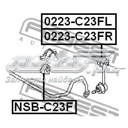 NSB-C23F Febest casquillo de barra estabilizadora delantera