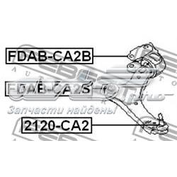 Silentblock de suspensión delantero inferior FDABCA2B Febest