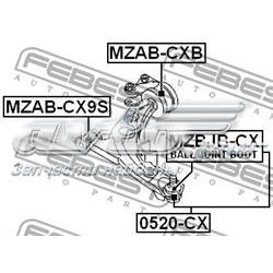 MZABCX9S Febest Silentblock de brazo de suspensión delantero inferior