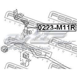 0223M11R Febest soporte de barra estabilizadora trasera