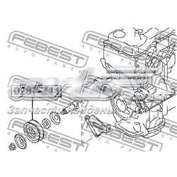 0287Z11 Febest rodillo, correa trapecial poli v