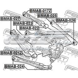 Silentblock de brazo de suspensión trasero superior BMAB022 Febest