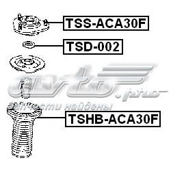 TSD002 Febest Retén del cojinete de la base delantera del amortiguador