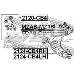 2124CB4RH Febest barra oscilante, suspensión de ruedas delantera, inferior derecha