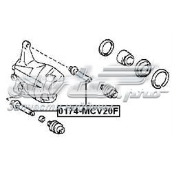 4771548010 Toyota Pasador guía inferior de la pinza de freno delantera