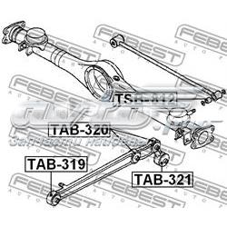 Comprar TAB320 Febest Buje trasero del brazo longitudinal trasero