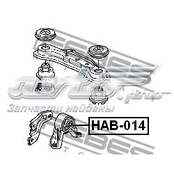 HAB014 Febest silentblock, soporte de diferencial, eje trasero, delantero