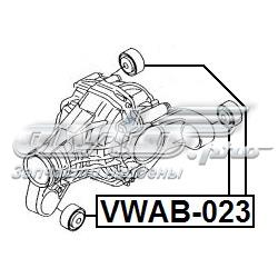 Silentblock del soporte del diferencial delantero derecho trasero VWAB023 Febest