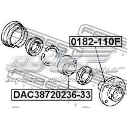 Cubo de rueda delantero Toyota Corolla E11