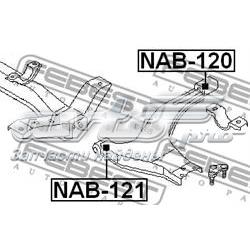 Silentblock de suspensión delantero inferior NAB121 Febest