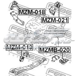 Soporte de motor trasero MZM021 Febest