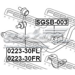 SGSB003 Febest casquillo de barra estabilizadora trasera