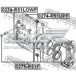 Comprar 0274R51UPF Febest Pasador guía superior de la pinza de freno delantera