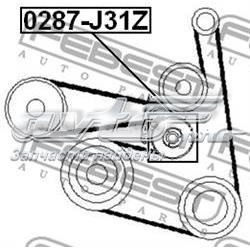 Tensor de correa poli V 0287J31Z Febest