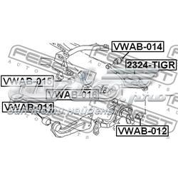 VWAB011 Febest Buje delantero del brazo longitudinal trasero