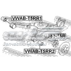 VWABT5RR1 Febest suspensión, brazo oscilante trasero inferior