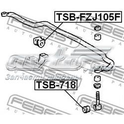 TSB718 Febest casquillo del soporte de barra estabilizadora trasera