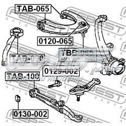 1-06-732 Vtulka silentblock de brazo de suspensión delantero superior