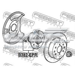0382-EPR Febest cubo de rueda trasero