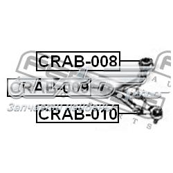 CRAB010 Febest silentblock de suspensión delantero inferior