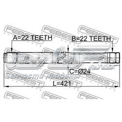 Semieje delantero izquierdo Febest 0212B10MTLH precio, desde 101,94 EUR