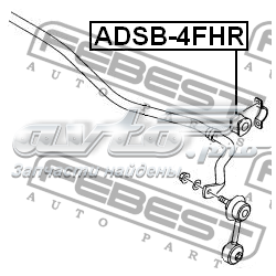 Soporte, estabilizador eje trasero Febest ADSB4FHR