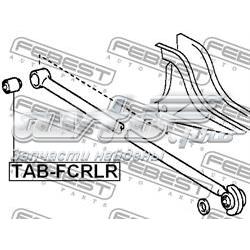 TAB-FCRLR Febest silentblock de brazo suspensión trasero transversal