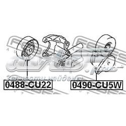 Tensor de la correa trapecial poli v Febest 0490CU5W