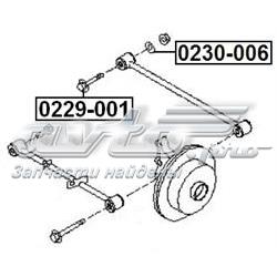 Comprar 0229001 Febest Perno interior del brazo de caída trasero